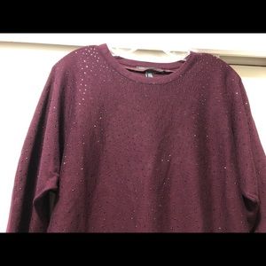 Pretty plum sweater